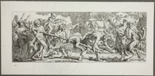 Offering to Bacchus, plate one of four from Le Travaux de la Vendange, 1750. Creator: Joseph-Marie Vien the Elder