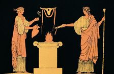 Offering to the Dead 1880. Artist: Antique