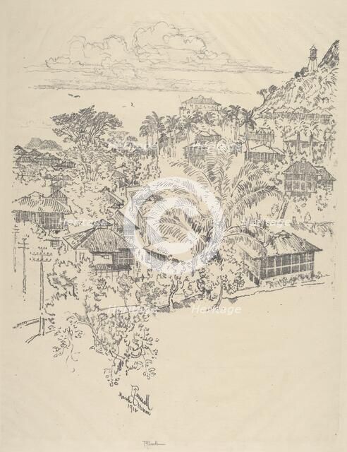 Offical Ancon, 1912. Creator: Joseph Pennell.