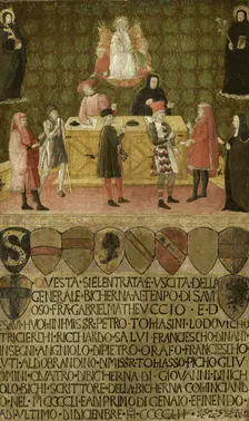Office of the Tax Administration (Biccherna) of Siena, 1451-1452. Creator: Anon
