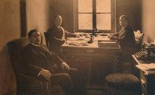 Office of the Consulate at the Cuban Embassy in Brussels, Belgium, 1927. Creator: Unknown