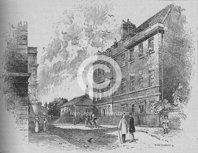 'Office of the First Lord of the Treasury. 10, Downing Street, London', 1892. Artist: Henry Phillip Burke Downing.