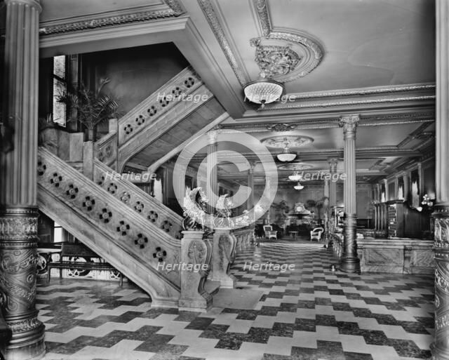 Office and foyer, Murray Hill Hotel, New York, N.Y, between 1905 and 1915. Creator: Unknown.