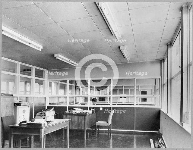 Office space, Chester-le-Street, County Durham, 1956-1969. Creator: Phillipson and Son.