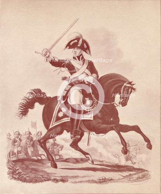 'Officer, 2nd Regiment Life Guards (Waterloo Period)', 1812-1815 (1909). Artist: Joseph Constantine Stadler.