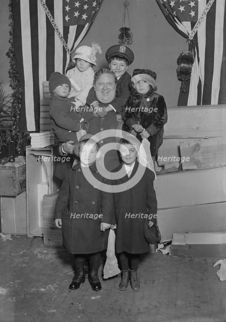 Officer Eugene Cahill at Police Xmas, between c1915 and c1920. Creator: Bain News Service.