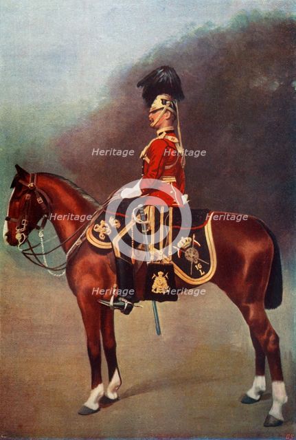 'Officer of the 16th Lancers', 1900. Creator: Gregory & Co.