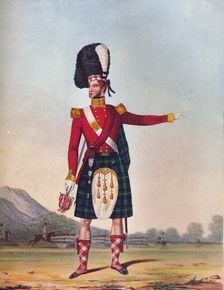 Officer of the 92nd Highland Regiment of Foot, c1833. (1914)