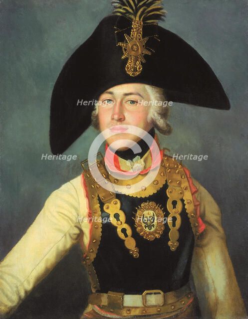 Officer of the Life Guards Cavalry Regiment, 1797-1799. Artist: Anonymous  