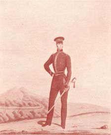 Officer of the Madras Army (Rifles, Undress) c1837-1843, (1909). Artist: William Hunsley