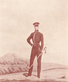 Officer of the Madras Army (Rifles, Undress) c1837-1843, (1909). Artist: William Hunsley