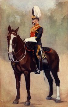 Officer of the Ninth Lancers 1900. Creator: Unknown