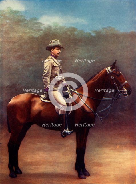 'Officer of the Victoria Mounted Rifles', 1901. Creator: Gregory & Co.