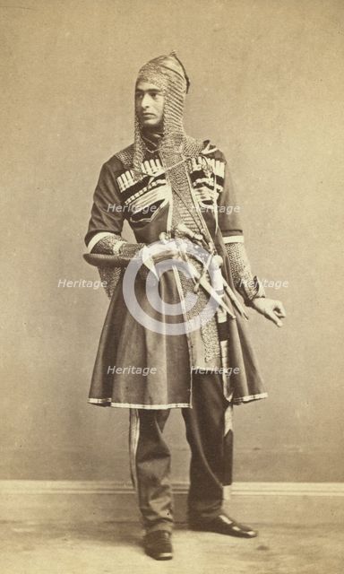 Officer of Sesghian(?) Regt, St Petersburg, between 1870 and 1886. Creator: Unknown.