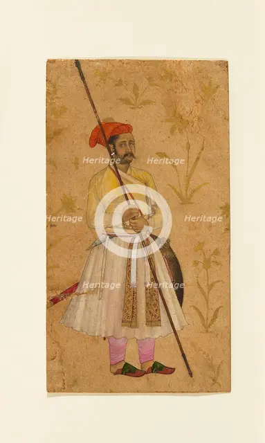 Officer of Shah Jahan, 1635-1640. Artist: Unknown.
