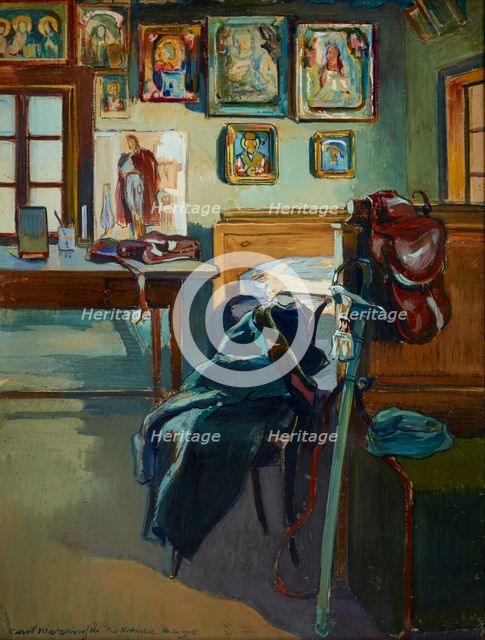 Officer's Quarters in Rokitnica, 14 April 1916. Creator: Karol Antoni Maszkowski.