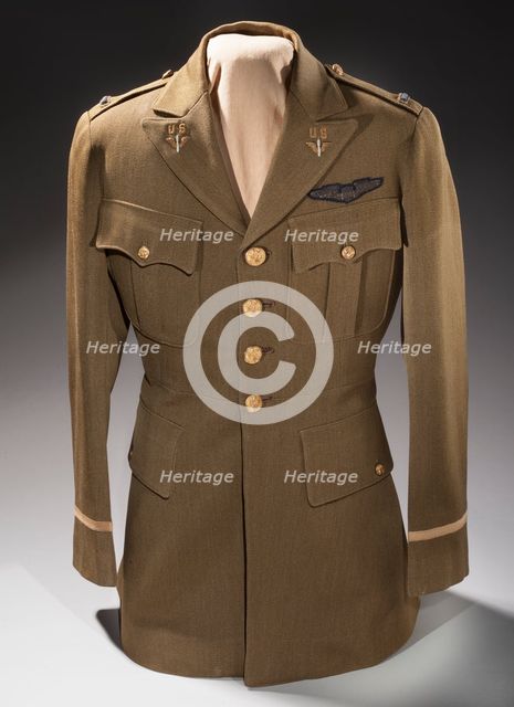 Officer's service coat, United States Army Air Corps, ca. 1935. Creator: Lauterstein.