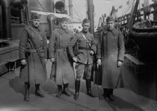 Officers, 130th Fld. Art., 24 April 1919. Creator: Bain News Service