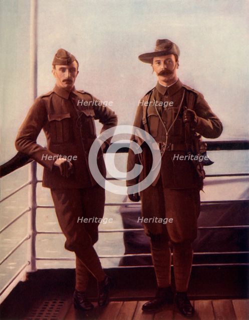 'Officers - City of London Imperial Volunteers', 1900. Creator: Gregory & Co.