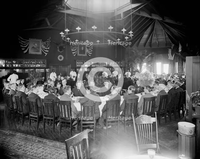 Officers' club, National Cash Register, Dayton, Ohio, (1902?). Creator: Unknown.