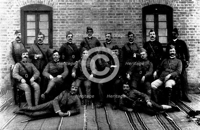 Officers and Military Asst. Surgeons who served...during the recent Indian Frontier Campaign, 1898. Creator: Unknown.