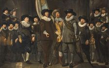 Officers and Other Civic Guardsmen of the IIIrd District of Amsterdam, under the Command of Captain Creator: Thomas de Keyser
