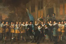 Officers and Other Civic Guardsmen of the IVth District of Amsterdam, under the Command of Captain J Creator: Nicolaes Eliasz Pickenoy