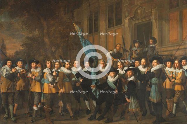 Officers and Other Civic Guardsmen of the IVth District of Amsterdam, under the Command of Captain J Creator: Nicolaes Eliasz Pickenoy.
