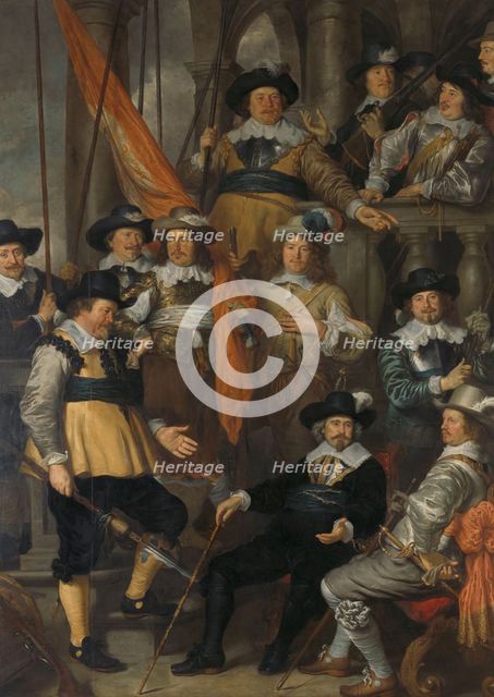 Officers and Other Civic Guardsmen of District XVIII in Amsterdam, under the Command of Captain Albe Creator: Govaert Flinck.
