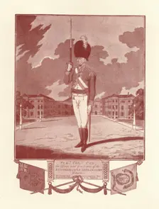 Officers and Gentlemen of the Bloomsbury & Inns of Court Volunteers 1780-1820, (1909). Artist: Charles Tomkins