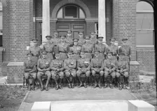 Officers group, Queen's Royal Regiment, c1935. Creator: Kirk & Sons of Cowes