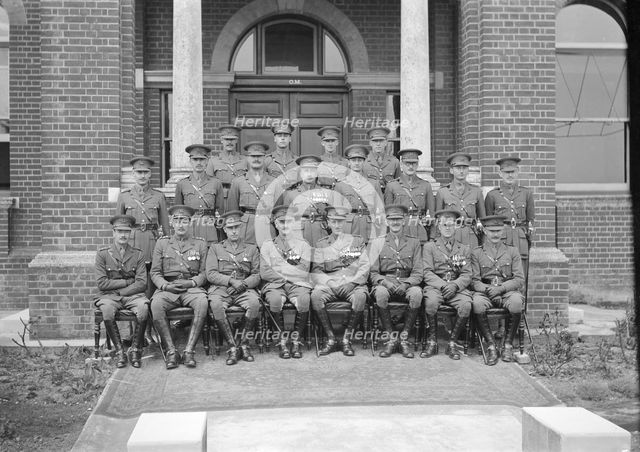 Officers' group, Queen's Royal Regiment, c1935. Creator: Kirk & Sons of Cowes.