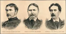 Officers Killed in the Zulu War 1879. Creator: Unknown