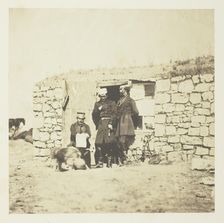 Officers on the Staff of Lieutenant General Sir Richard England, 1855. Creator: Roger Fenton