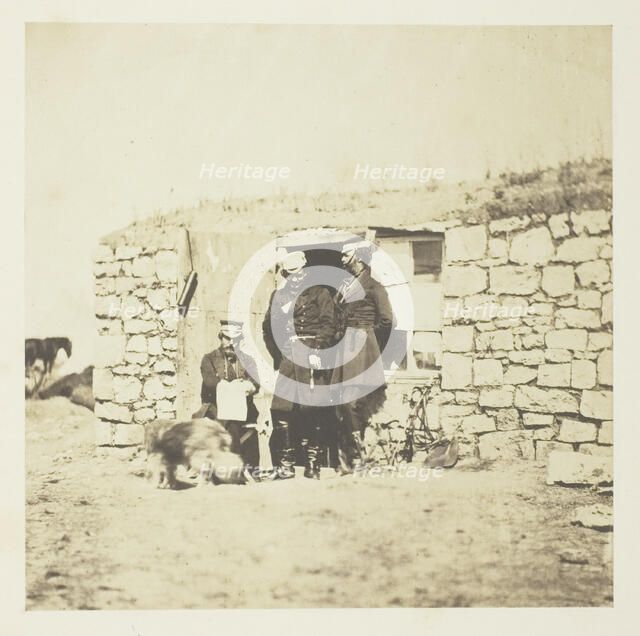 Officers on the Staff of Lieutenant General Sir Richard England, 1855. Creator: Roger Fenton.