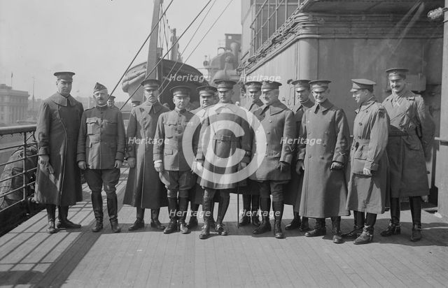 Officers of 27th, 6 Mar 1919. Creator: Bain News Service.