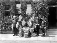 Officers of Oxfordshire Light Infantry 4th Batallion, Oxfordshire, c1860-c1922. Artist: Henry Taunt