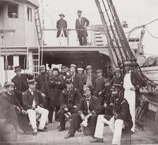 Officers of "Mendota", 1861-65. Creator: Unknown