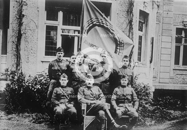 Officers of Rainbow Division, 1919. Creator: Bain News Service.