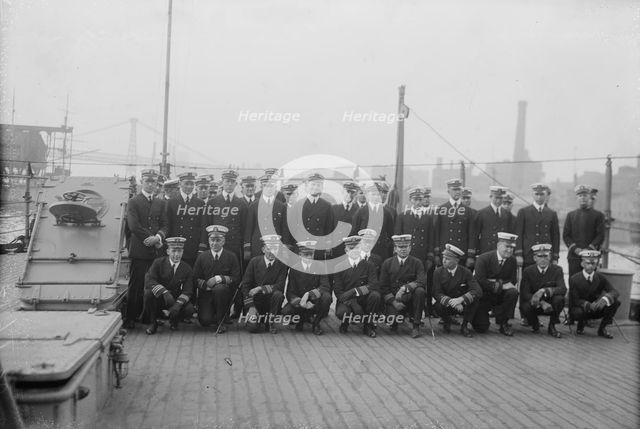Officers of TENNESSEE, between c1915 and c1920. Creator: Bain News Service.