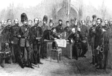 Officers of the 1st Surrey Volunteer Rifle Corps., 1864. Creator: W Thomas