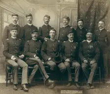 Officers of the 9th Cavalry, 1891. Creator: John C. H. Grabill