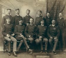 Officers of the 9th Cavalry, 1891. Creator: John C. H. Grabill