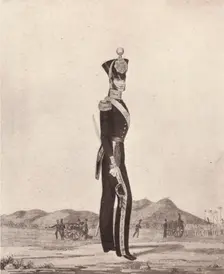 Officers of the Madras Army (Foot Artillery) 1841 (1909). Artist: William Hunsley