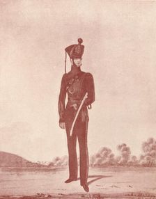 Officers of the Madras Army (Rifles) c1837-1843, (1909). Artist: William Hunsley