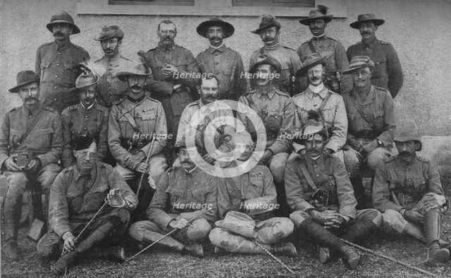 'Officers of the Mafeking Relief Force', 1900, (1902). Artist: D Taylor & Co.