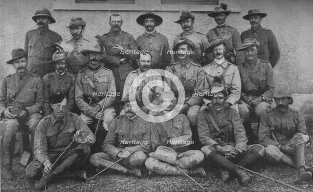 'Officers of the Mafeking Relief Force', 1900, (1902). Artist: D Taylor & Co.