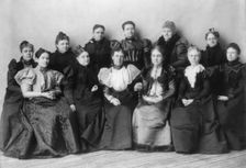 Officers of the Mothers Congress, Feb. 7, 1897, Washington, D.C. Creator: Frances Benjamin Johnston