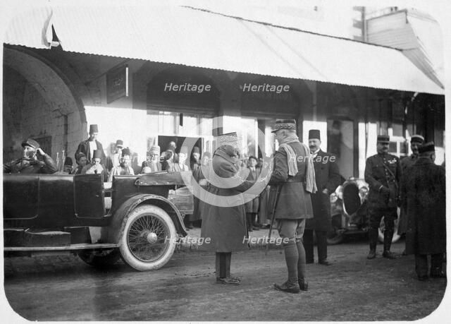 Officers of the French Foreign Legion, Syria, 20th century. Artist: Unknown