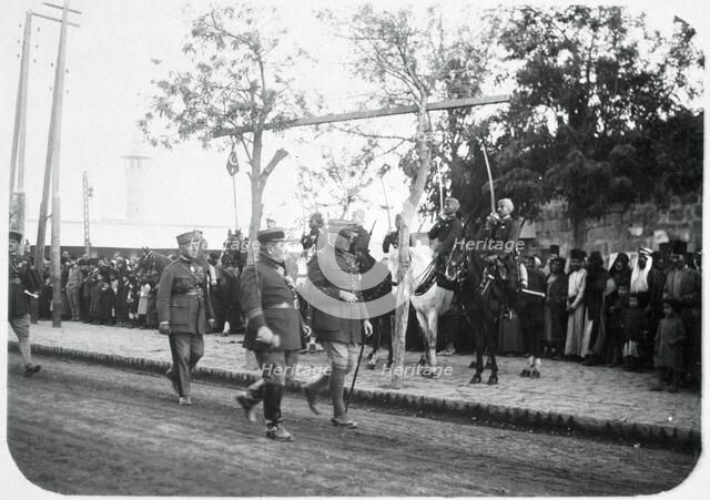 Officers of the French Foreign Legion, Syria, 20th century. Artist: Unknown
